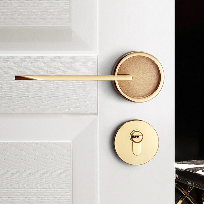 Bedroom Door Lock Magnetic Mute Simple - Image 3