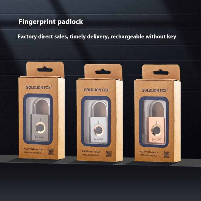 Electric Home Technology Intelligent Waterproof Fingerprint Padlock - Image 5
