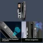 Home Fully Automatic Fingerprint 3D Facial Recognition Smart Lock - Image 2