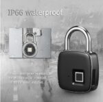 Fingerprint padlock smart lock anti-theft door lock outdoor door padlock luggage lock fingerprint padlock - Image 2