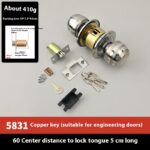 Stainless Steel Spherical Door Lock - Image 4