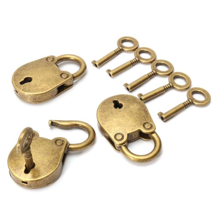 Antique Padlock Bear Bag Bag Padlock Retro Ornament - Image 4