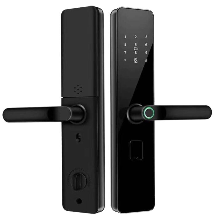 Unlock Fingerprint Lock, Smart Door Lock, Semi-automatic Fingerprint Lock, - Image 1