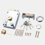 Stainless Steel Old-Fashioned Lock Wood Door Iron Lock - Image 3