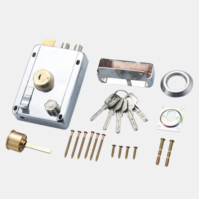 Stainless Steel Old-Fashioned Lock Wood Door Iron Lock - Image 3