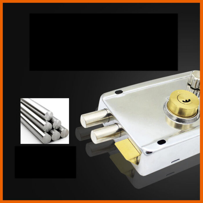 Stainless Steel Old-Fashioned Lock Wood Door Iron Lock - Image 5