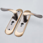 Aluminum Alloy Indoor Room Door Lock Simple Door Handle Handle Lock Hardware Lock - Image 5