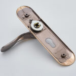 Aluminum Alloy Indoor Room Door Lock Simple Door Handle Handle Lock Hardware Lock - Image 4