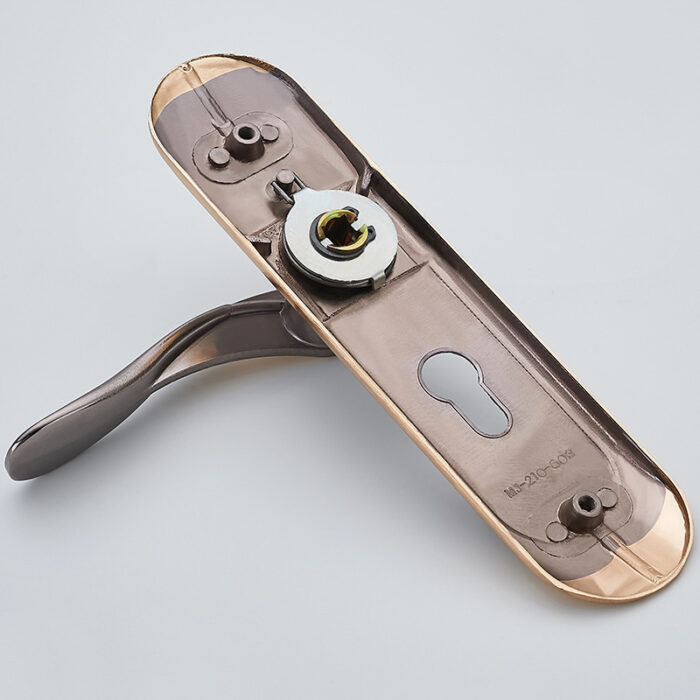 Aluminum Alloy Indoor Room Door Lock Simple Door Handle Handle Lock Hardware Lock - Image 4