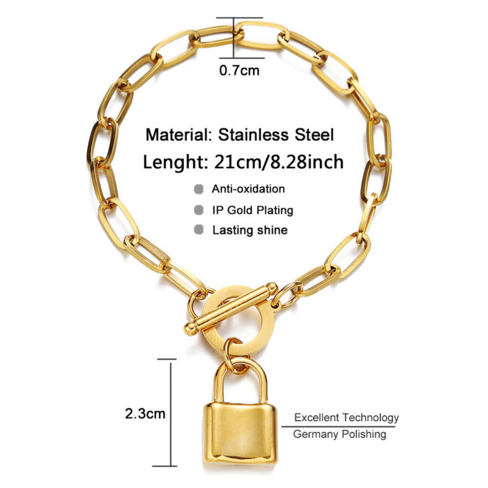 Padlock Pendant OT Clasp - Image 5