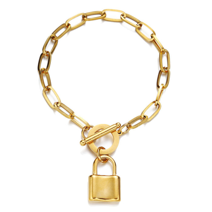 Padlock Pendant OT Clasp - Image 1