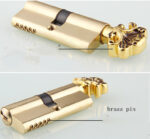 Wooden Door Lock Handle Lock Room Door Lock European Luxury Style Villa Lock - Image 4