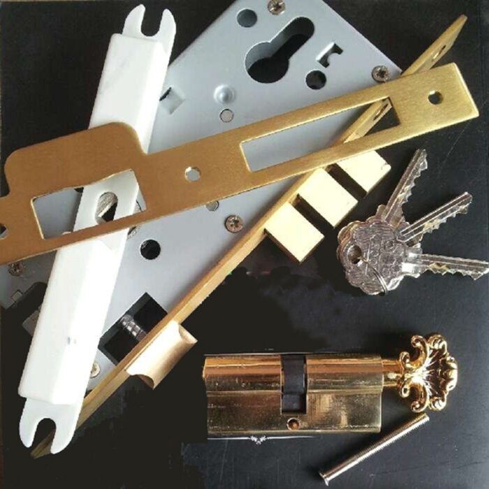 Wooden Door Lock Handle Lock Room Door Lock European Luxury Style Villa Lock - Image 5