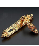 Wooden Door Lock Handle Lock Room Door Lock European Luxury Style Villa Lock - Image 3