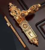 Wooden Door Lock Handle Lock Room Door Lock European Luxury Style Villa Lock - Image 2