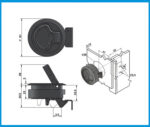 Marine Handle Lock Deck Cover Door Lock Floor Lock Buckle Medical Equipment - Image 3