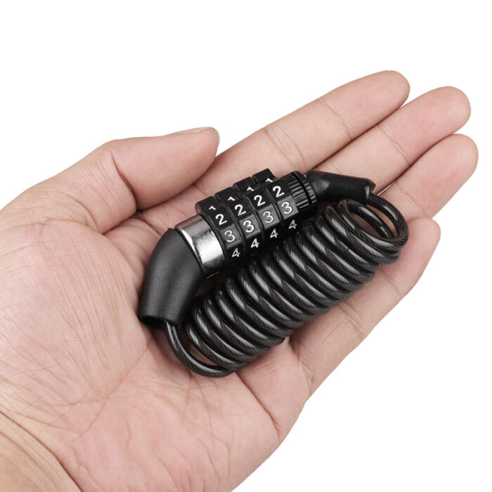 Bicycle Lock Mountain Bike Motorcycle Password Wire Rope Lock - Image 4