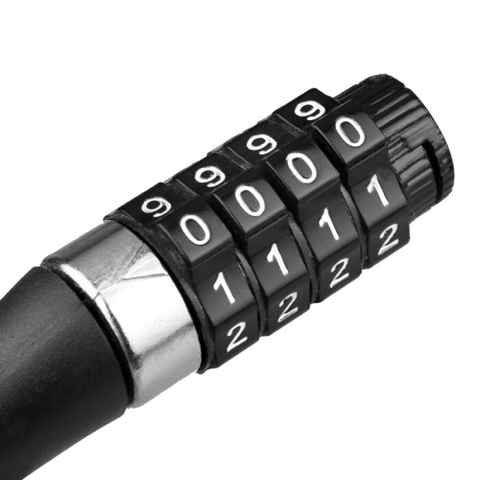 Bicycle Lock Mountain Bike Motorcycle Password Wire Rope Lock - Image 3