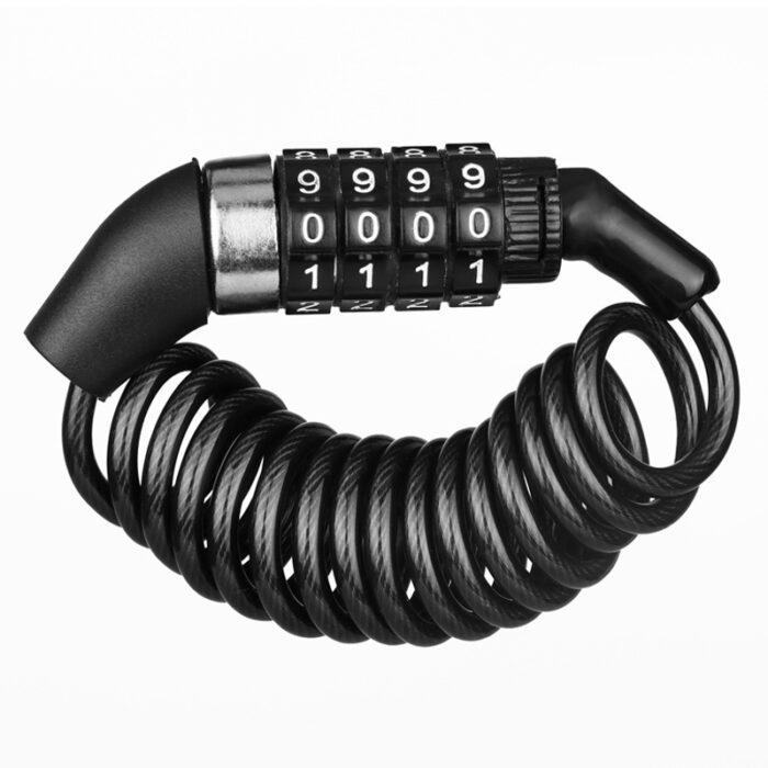 Bicycle Lock Mountain Bike Motorcycle Password Wire Rope Lock - Image 1