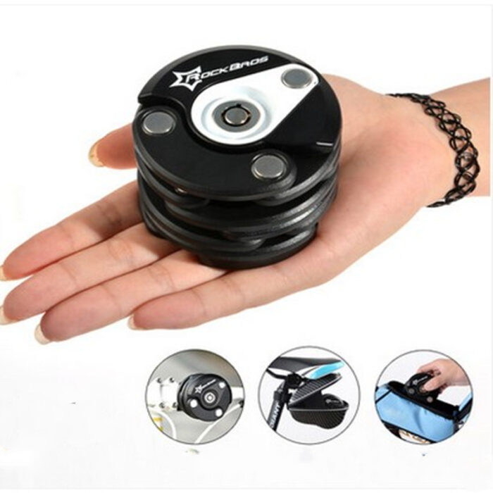 Bicycle chain strip folding lock - Image 1