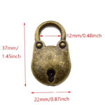 Bear Alloy Padlock Retro Cartoon Lock - Image 10