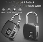 Fingerprint padlock smart lock anti-theft door lock outdoor door padlock luggage lock fingerprint padlock - Image 3