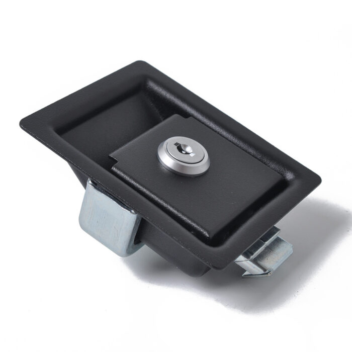 Car toolbox door lock black carbon steel panel lock - Image 1