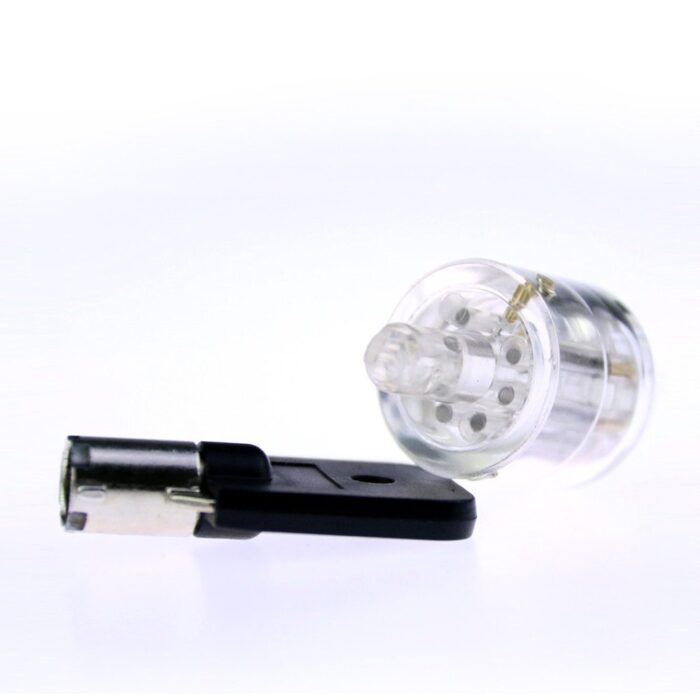Cross-border exclusively for transparent lock plum blossom seven bead lock cylinder lockmall transparent plum blossom lock cylinder manufacturer LOGO customization - Image 3