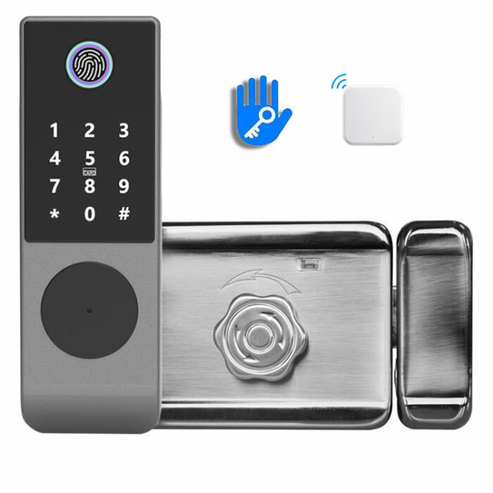 Waterproof Fingerprint Smart Door Lock Apartment Password - Image 9