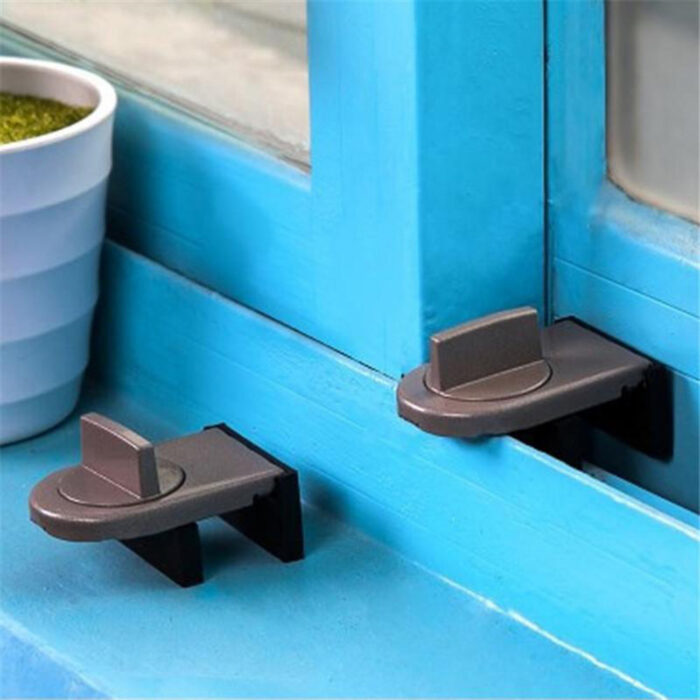 Lock Doors Security Cabinet Locks Straps Anti-theft lock Sliding Sash Stopper Window Sliding Door Baby Safety - Image 2