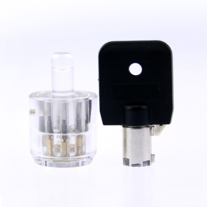 Cross-border exclusively for transparent lock plum blossom seven bead lock cylinder lockmall transparent plum blossom lock cylinder manufacturer LOGO customization - Image 5
