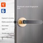Punch-free Fingerprint Lock Household Wooden Door Smart Lock - Image 7