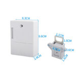 Drawer Lock Free Hole Smart Cabinet Door Fingerprint Password Lock - Image 3