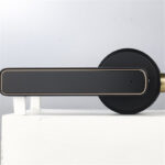 Wooden Door Fingerprint Lock Spherical Smart Lock Bedroom Door Graffiti Bluetooth - Image 3