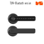 Graffiti Smart Spherical Door Handle Lock Wooden Door Fingerprint Password Lock - Image 8