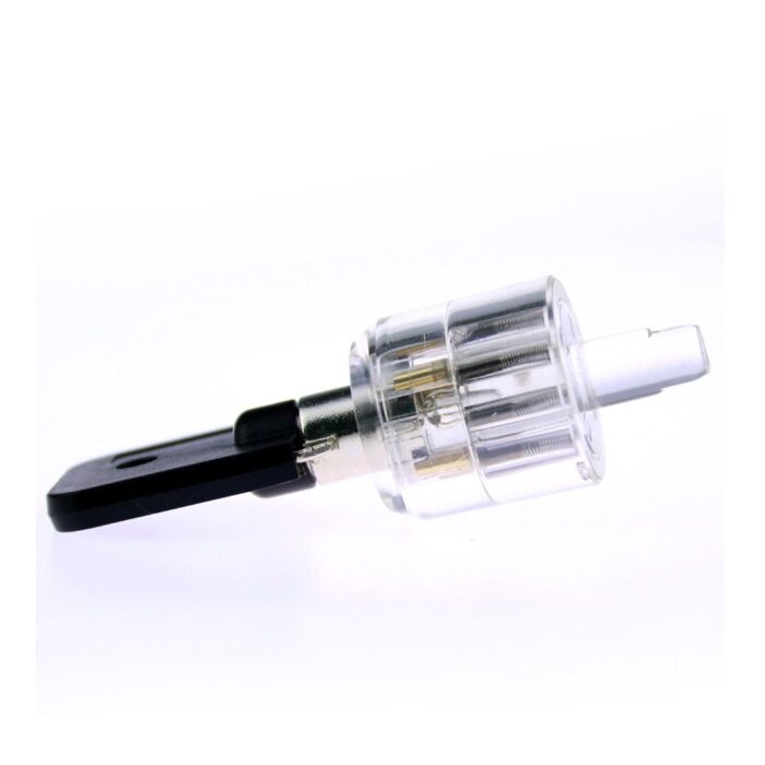 Cross-border exclusively for transparent lock plum blossom seven bead lock cylinder lockmall transparent plum blossom lock cylinder manufacturer LOGO customization - Image 4