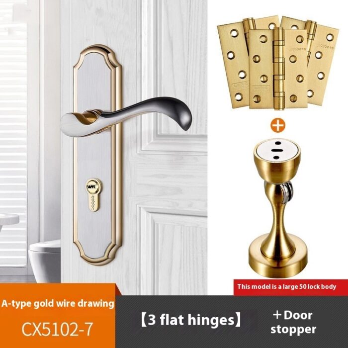 Indoor Door Lock Bedroom Universal Type - Image 7