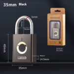 Electric Home Technology Intelligent Waterproof Fingerprint Padlock - Image 4