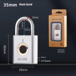 Electric Home Technology Intelligent Waterproof Fingerprint Padlock - Image 3