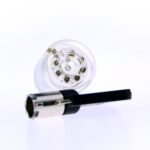 Cross-border exclusively for transparent lock plum blossom seven bead lock cylinder lockmall transparent plum blossom lock cylinder manufacturer LOGO customization