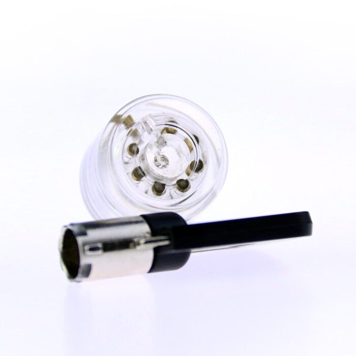 Cross-border exclusively for transparent lock plum blossom seven bead lock cylinder lockmall transparent plum blossom lock cylinder manufacturer LOGO customization - Image 1