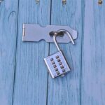 Button Combination Lock Alloy Padlock