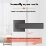 Indoor Door Office Wooden Door Fingerprint Lock Household - Image 4