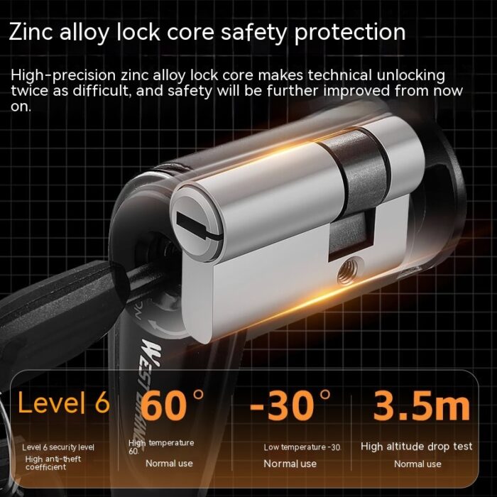 Anti-theft Key Mountain Bike Electric Car Chain Lock Motorcycle Folding Lock - Image 3