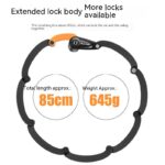 Anti-theft Key Mountain Bike Electric Car Chain Lock Motorcycle Folding Lock - Image 4
