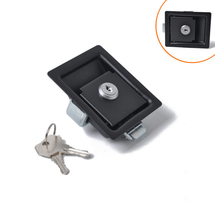 Car toolbox door lock black carbon steel panel lock - Image 4