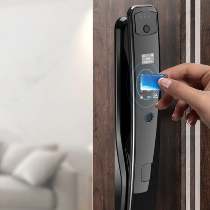 Home Fully Automatic Fingerprint 3D Facial Recognition Smart Lock - Image 1