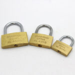 Household Modern Minimalist Small Lock Earth Copper Padlock - Image 6