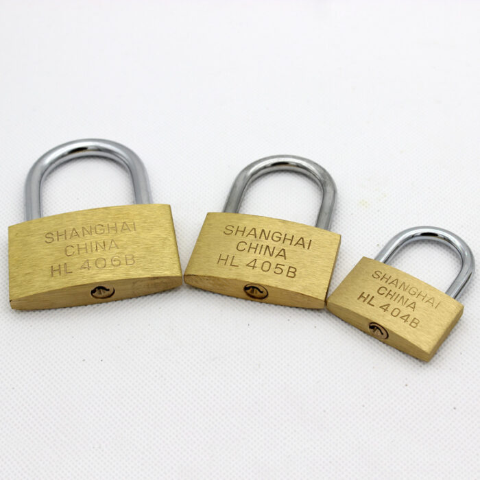 Household Modern Minimalist Small Lock Earth Copper Padlock - Image 6