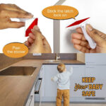 Child Invisible Drawer Lock Protective Cabinet - Image 7